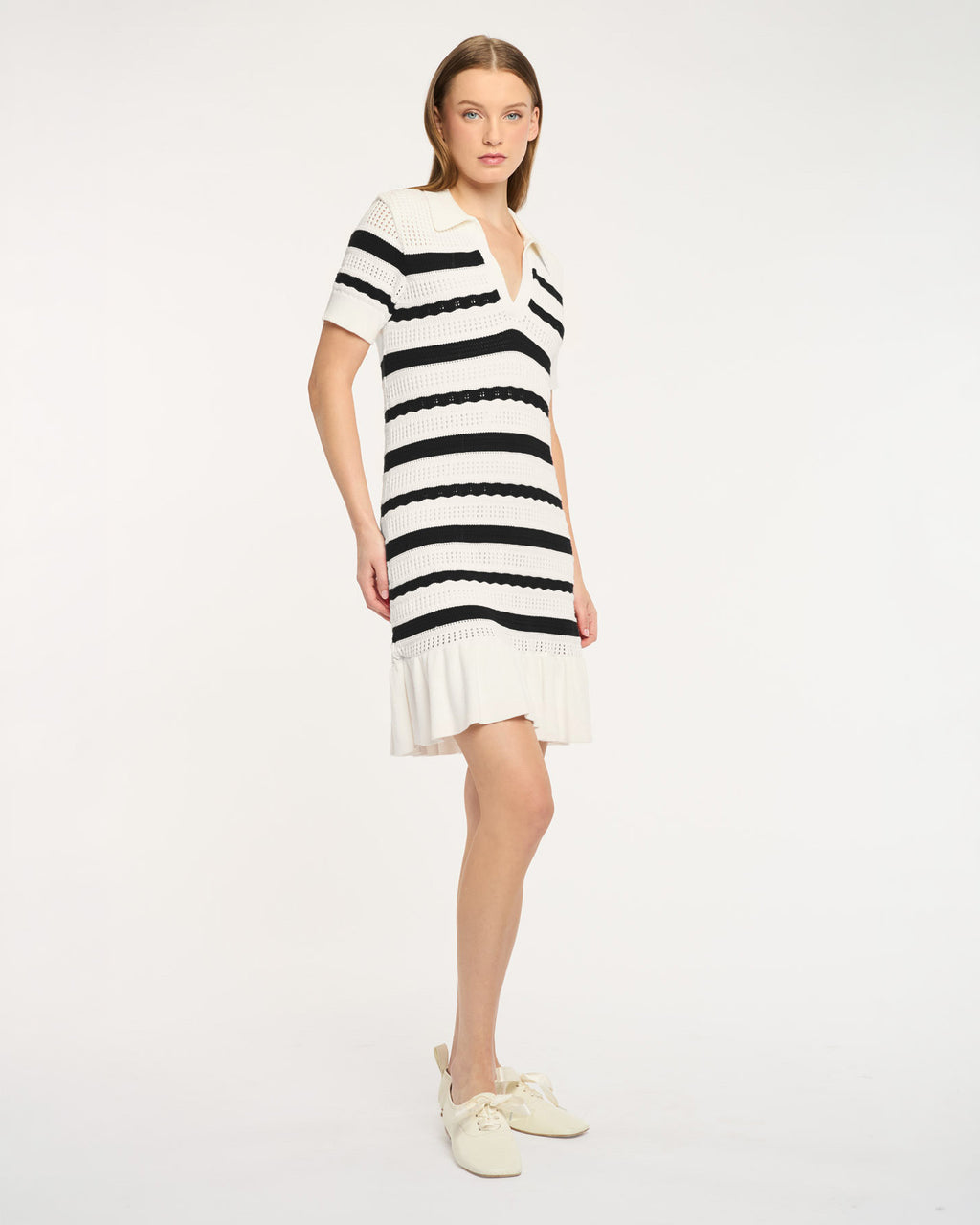 Clementine Knit Polo Dress