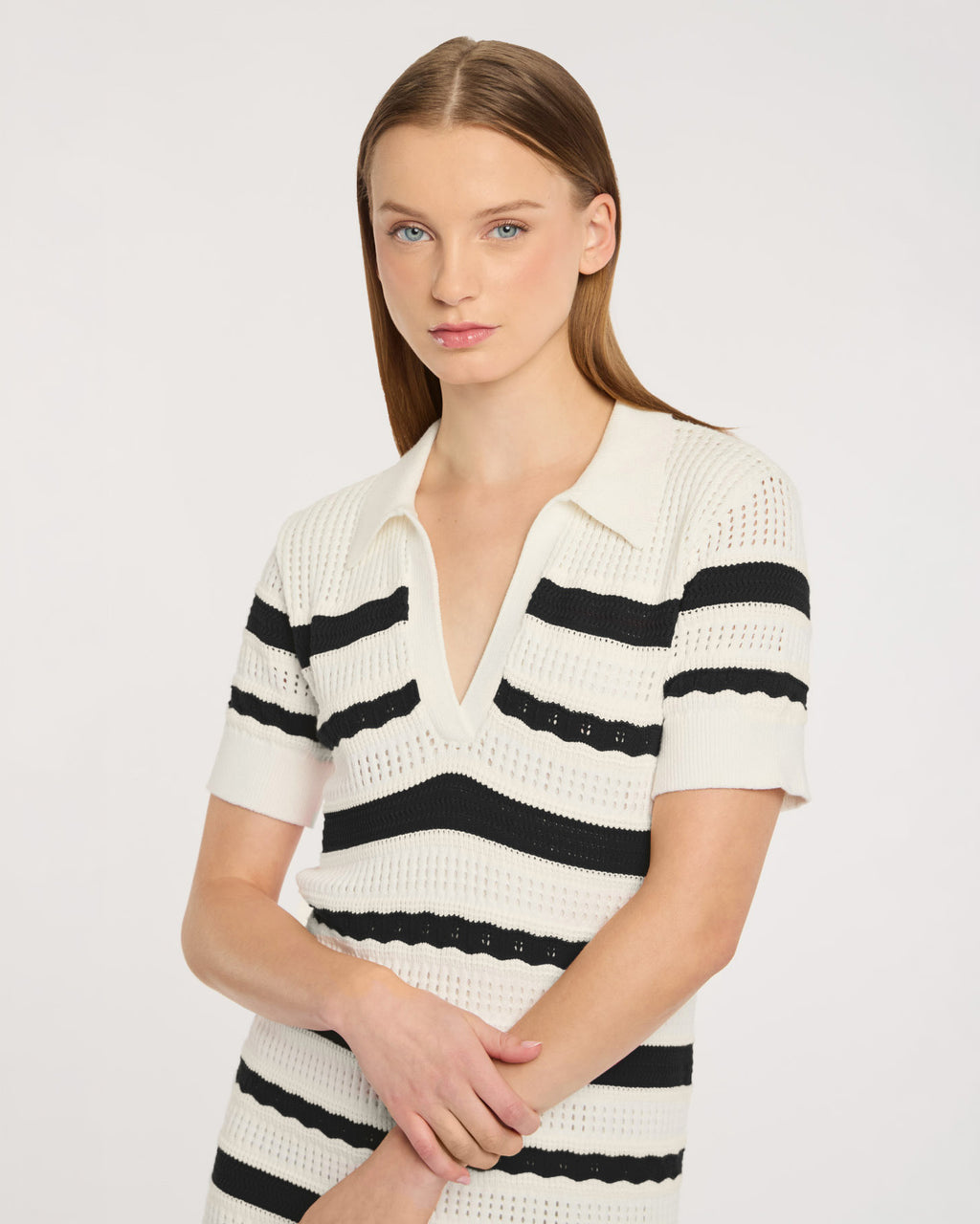 Clementine Knit Polo Dress