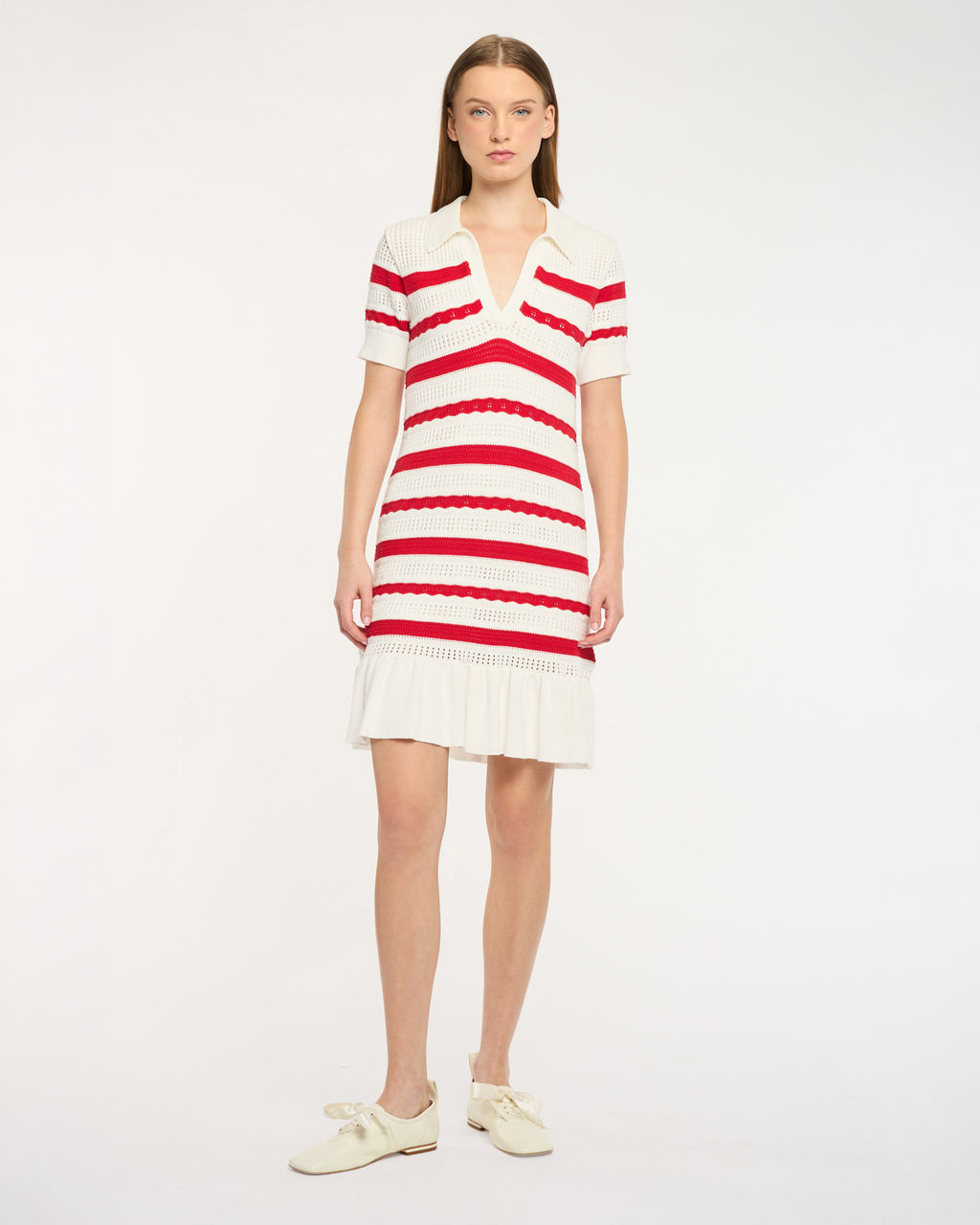 Clementine Knit Polo Dress