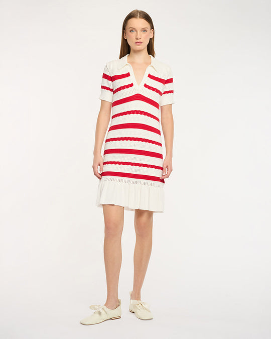 Clementine Knit Polo Dress
