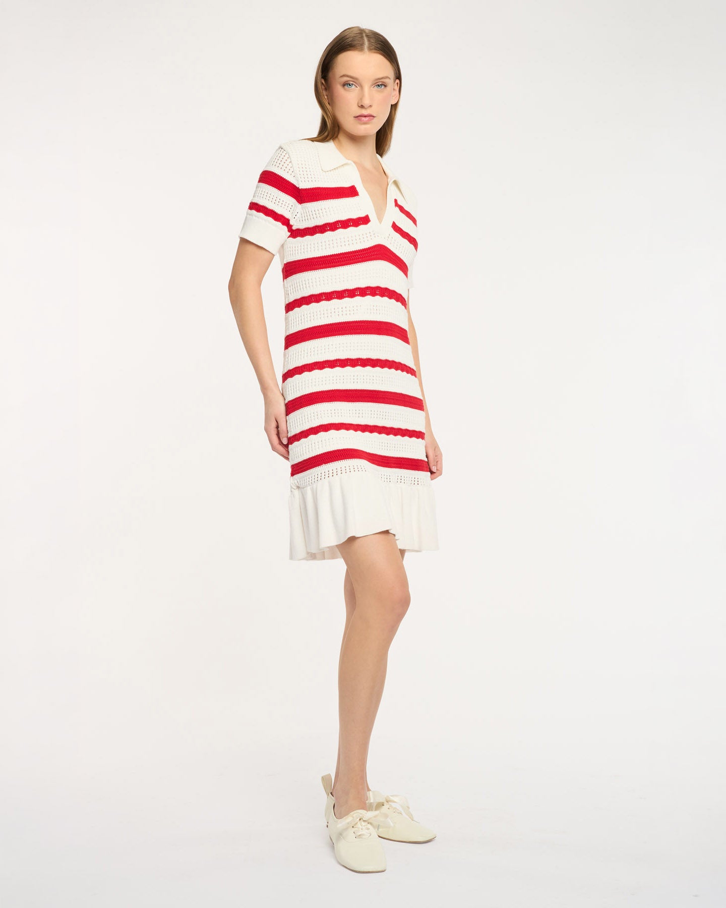 Clementine Knit Polo Dress