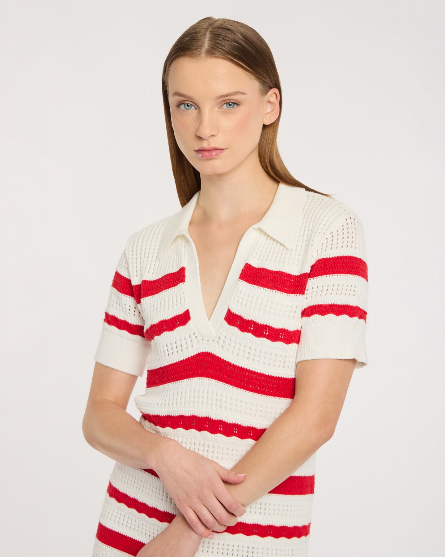 Clementine Knit Polo Dress
