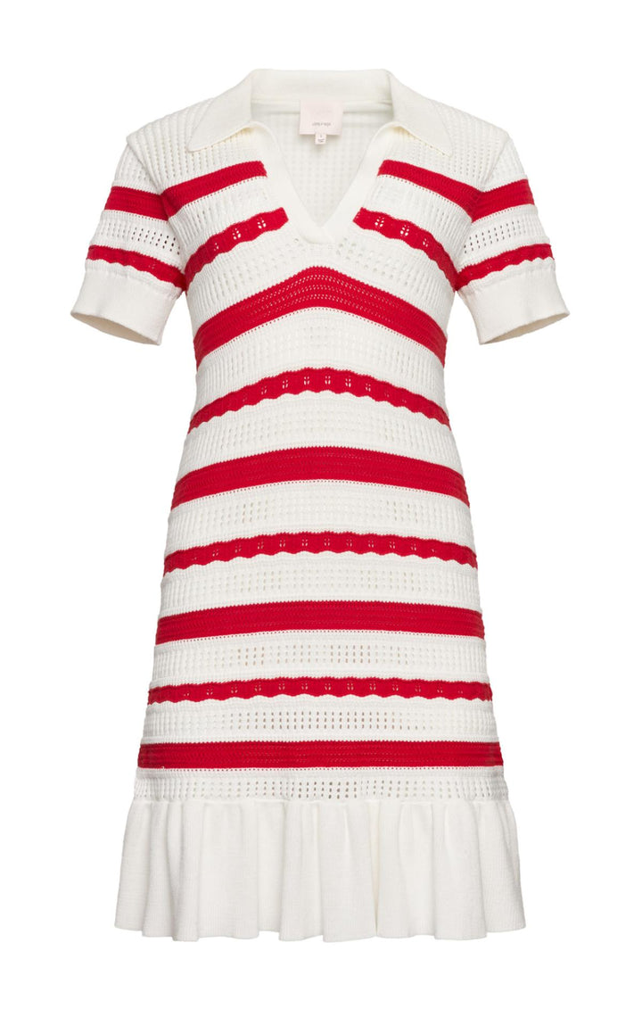 Clementine Knit Polo Dress XL / Goji Berry/ivory Clementine Knit Polo Dress XL / Goji Berry/ivory