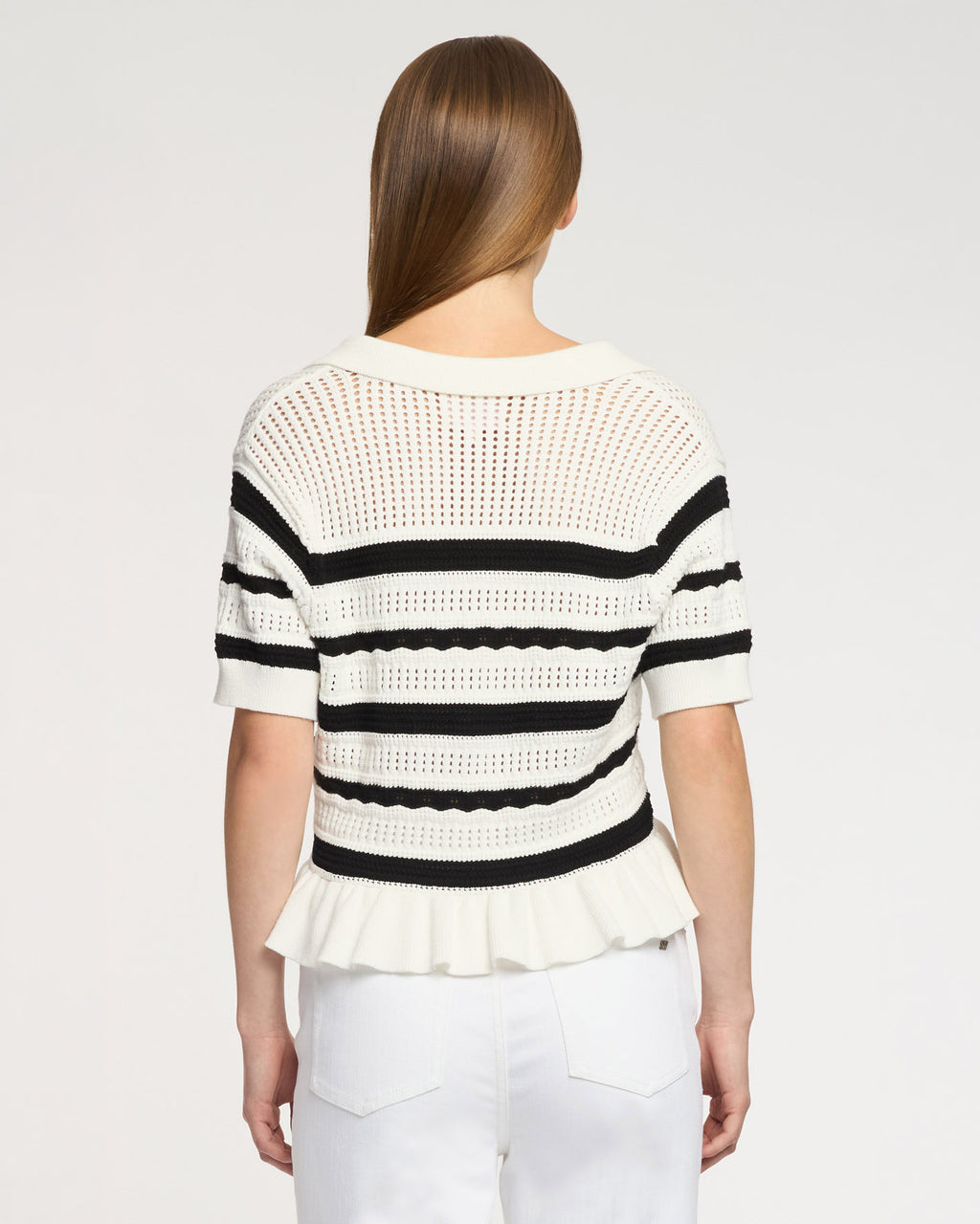 Elvire Knit Polo Pullover