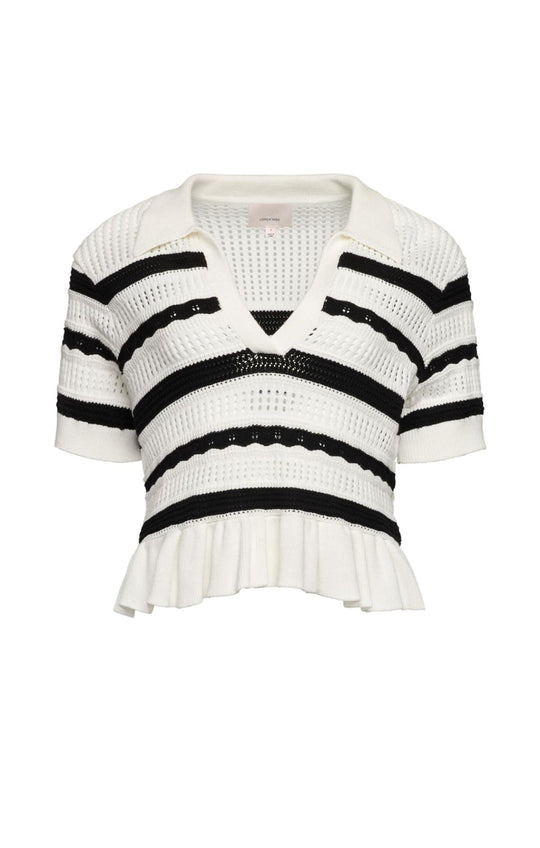 Elvire Knit Polo Pullover