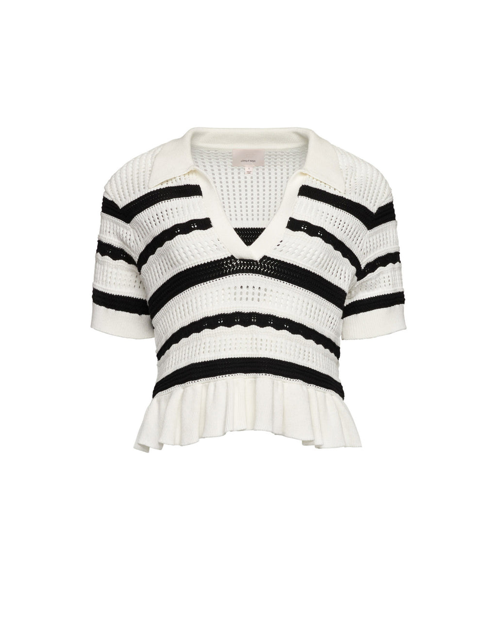Elvire Knit Polo Pullover