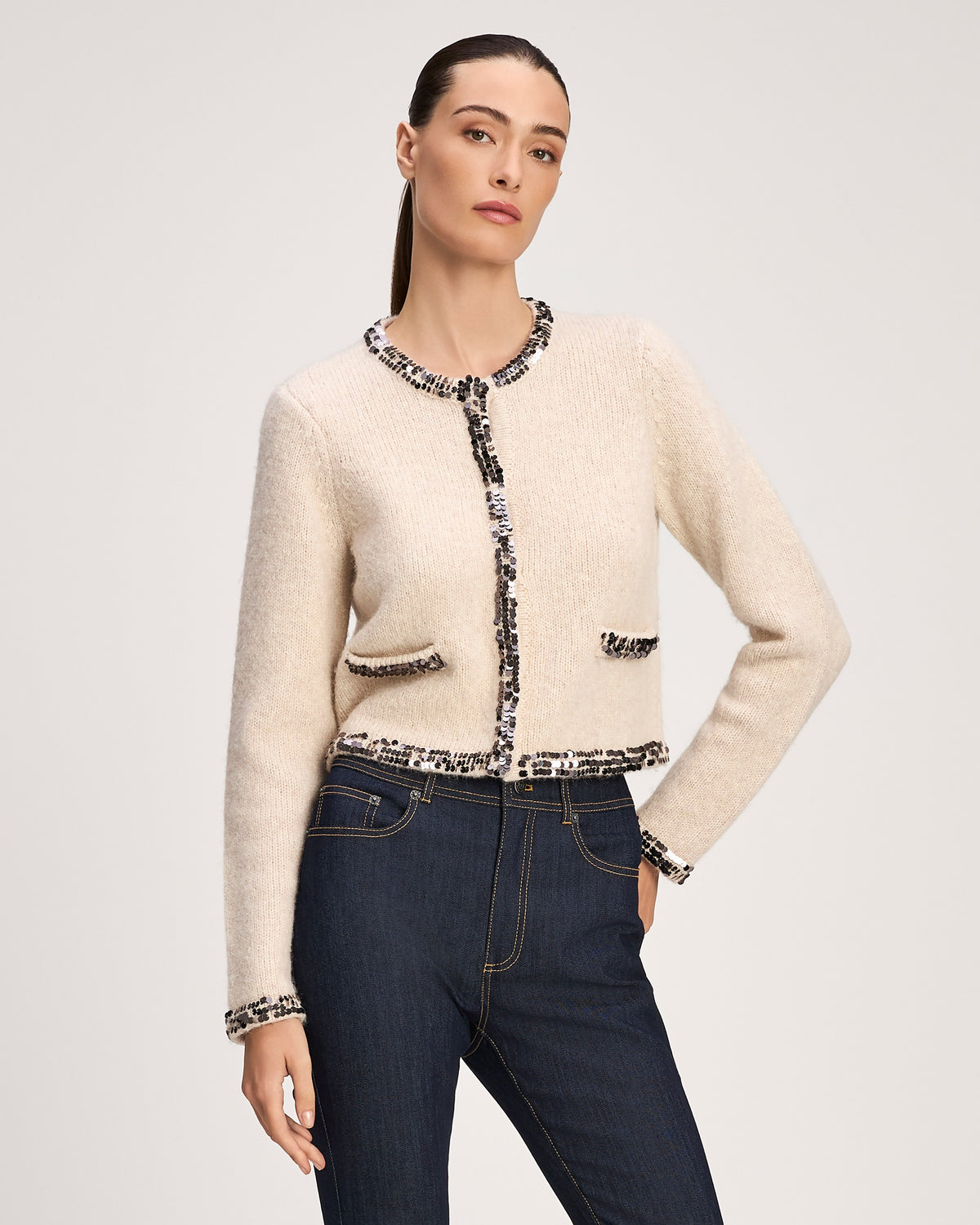 Embellished Benoite Cardigan