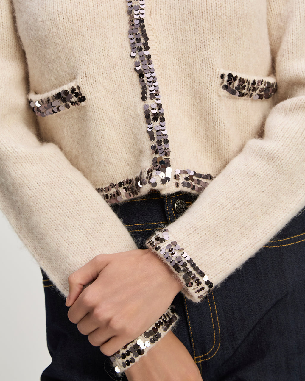 Embellished Benoite Cardigan