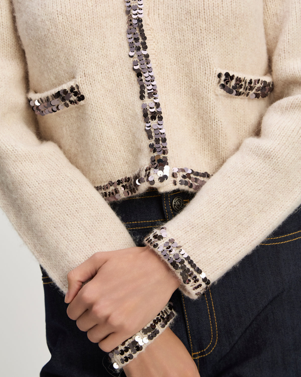 Embellished Benoite Cardigan