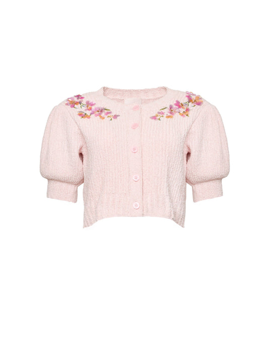 Millicent Trailing Iris Cardigan