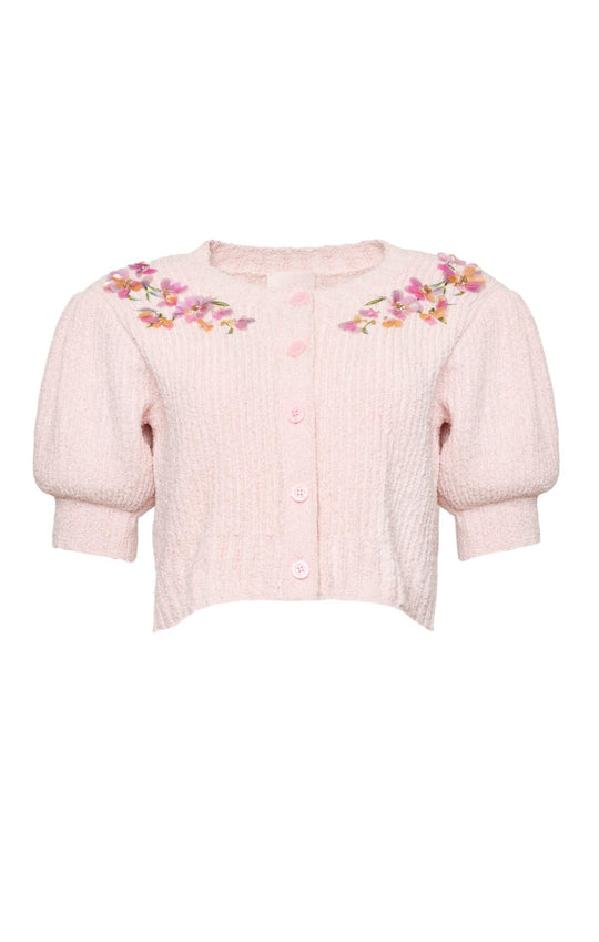 Millicent Trailing Iris Cardigan