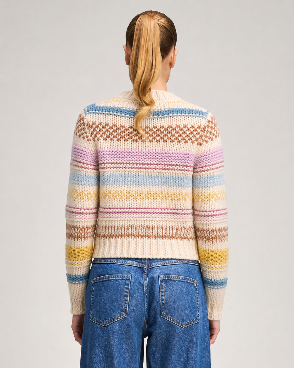 Suki Denim Combo Cardigan