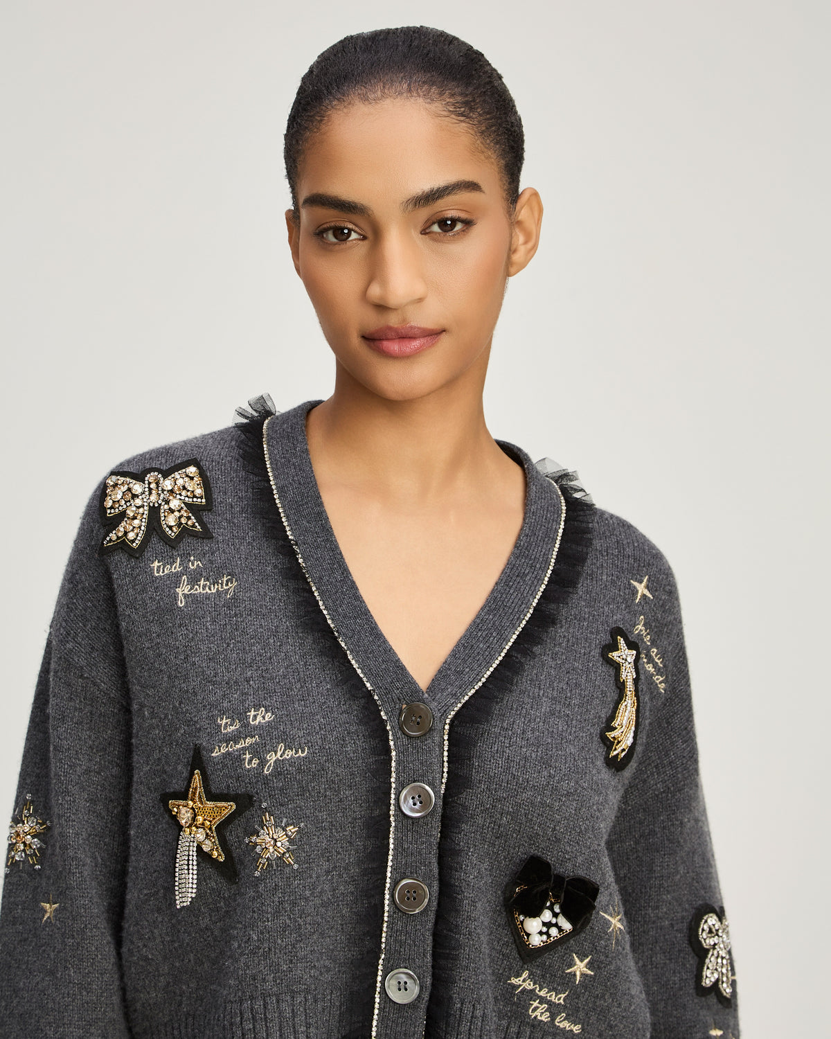 Holiday Doodles Cardigan