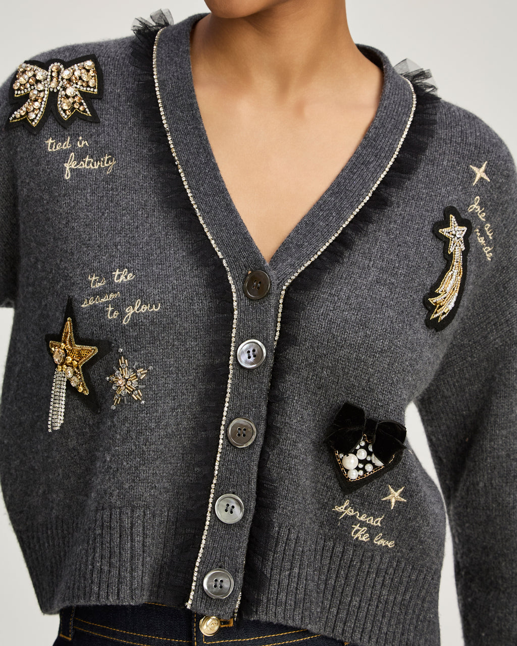 Holiday Doodles Cardigan