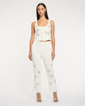 Blooming Linework Cropped Kerry Pant