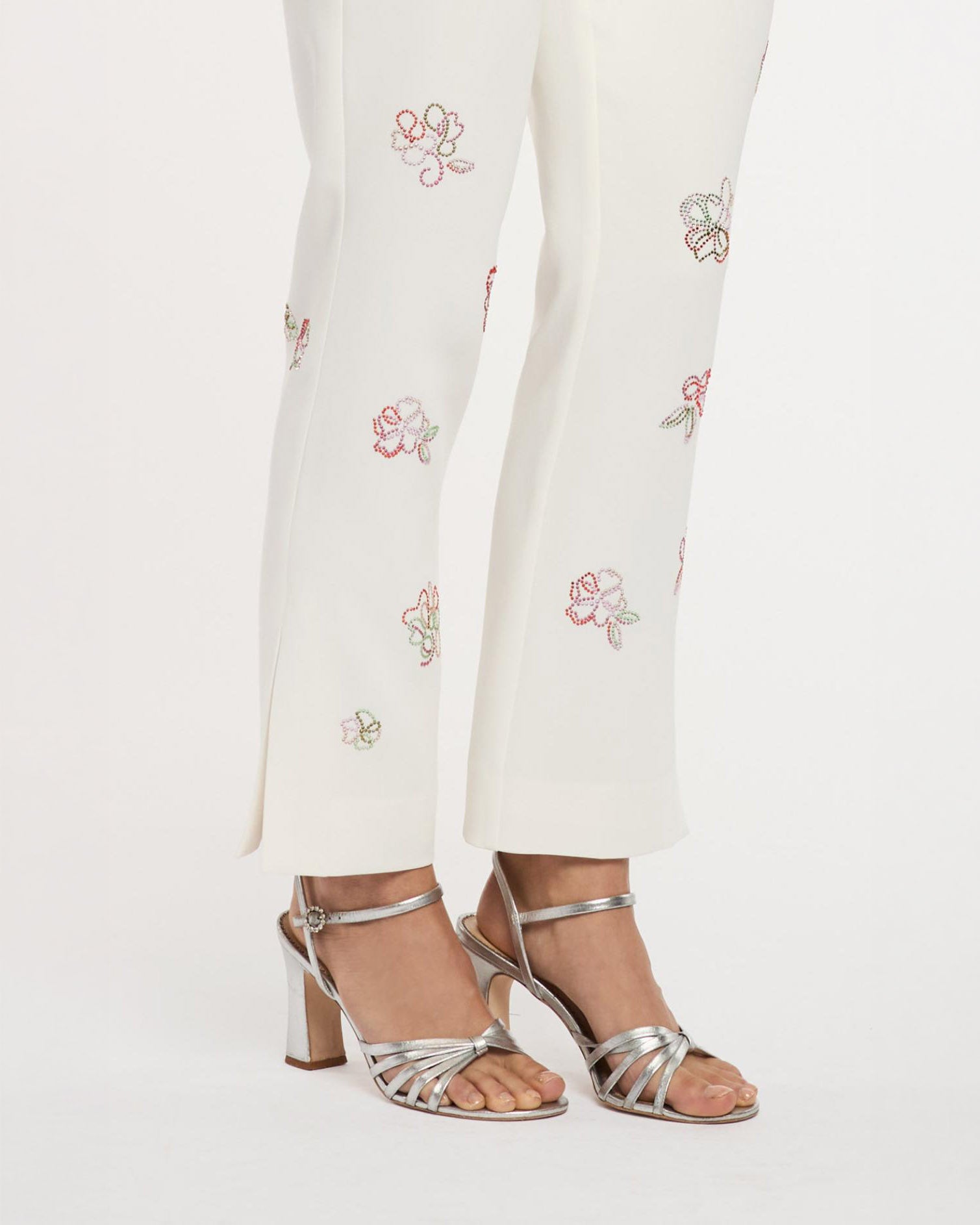 Blooming Linework Cropped Kerry Pant