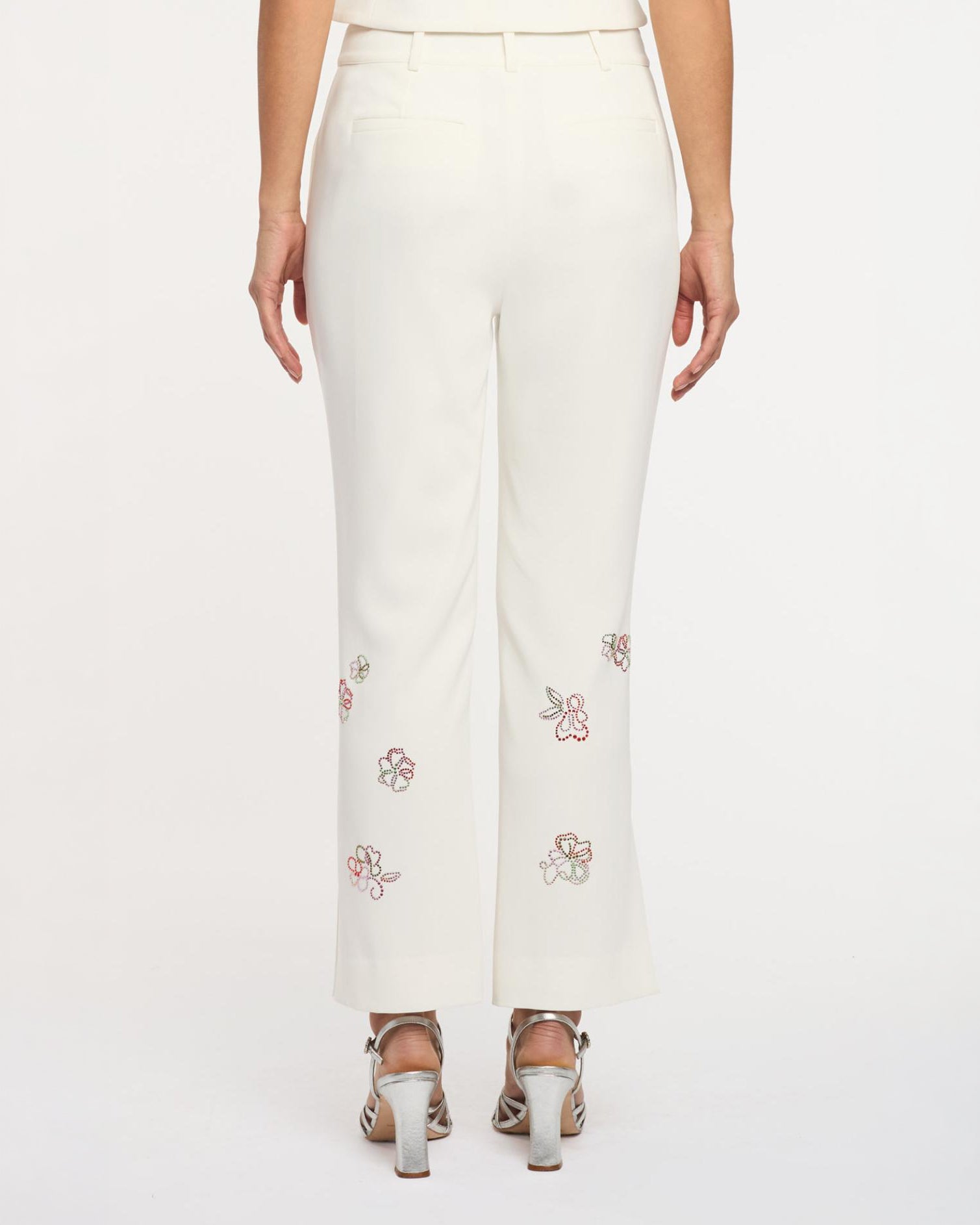 Blooming Linework Cropped Kerry Pant