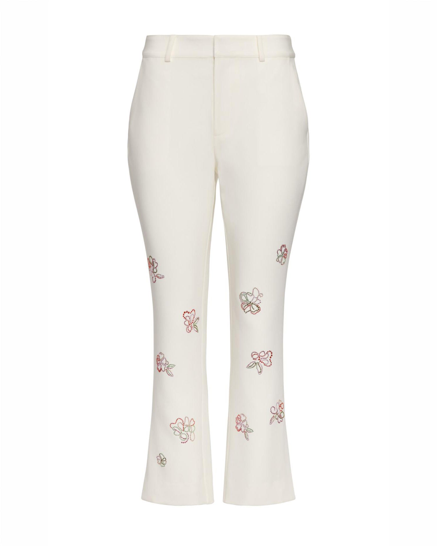 Blooming Linework Cropped Kerry Pant