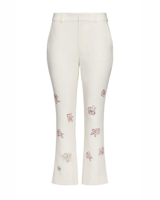 Blooming Linework Cropped Kerry Pant