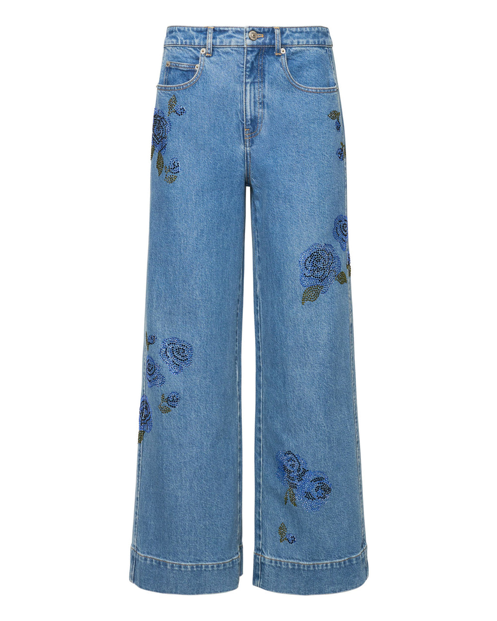 Heatset Roses Betsy Jeans
