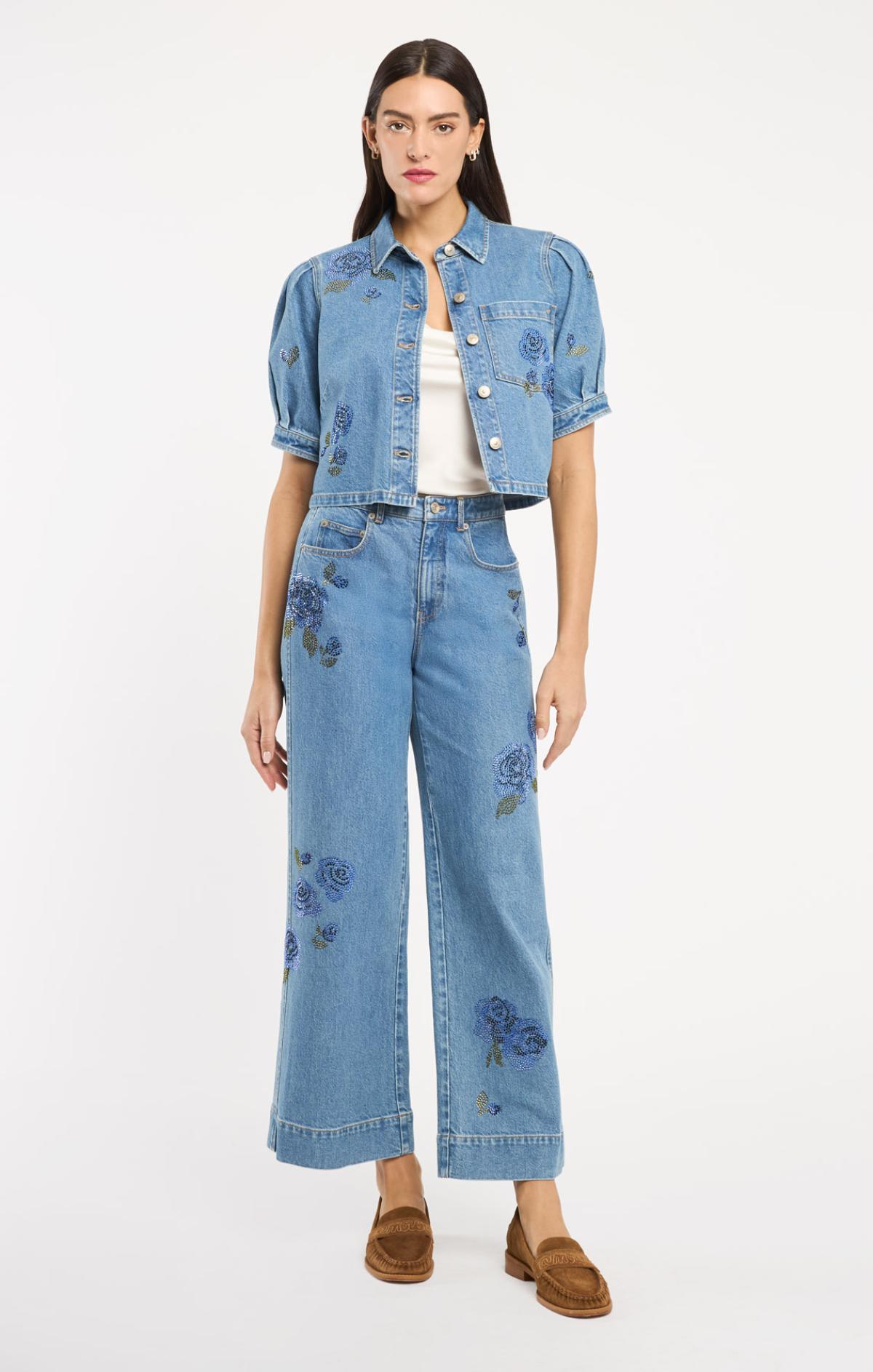 Heatset Roses Betsy Jeans – Cinq à Sept