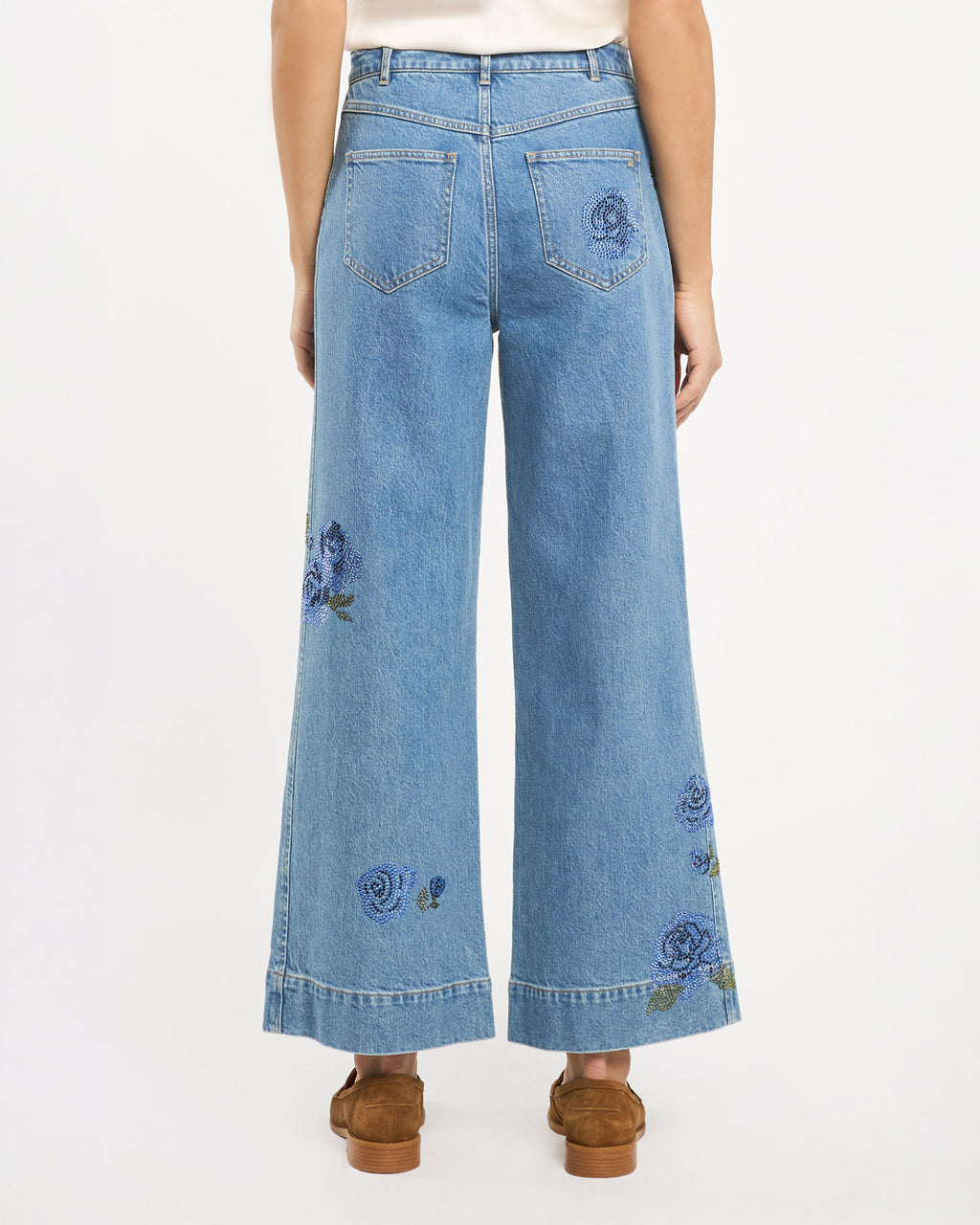 Heatset Roses Betsy Jeans