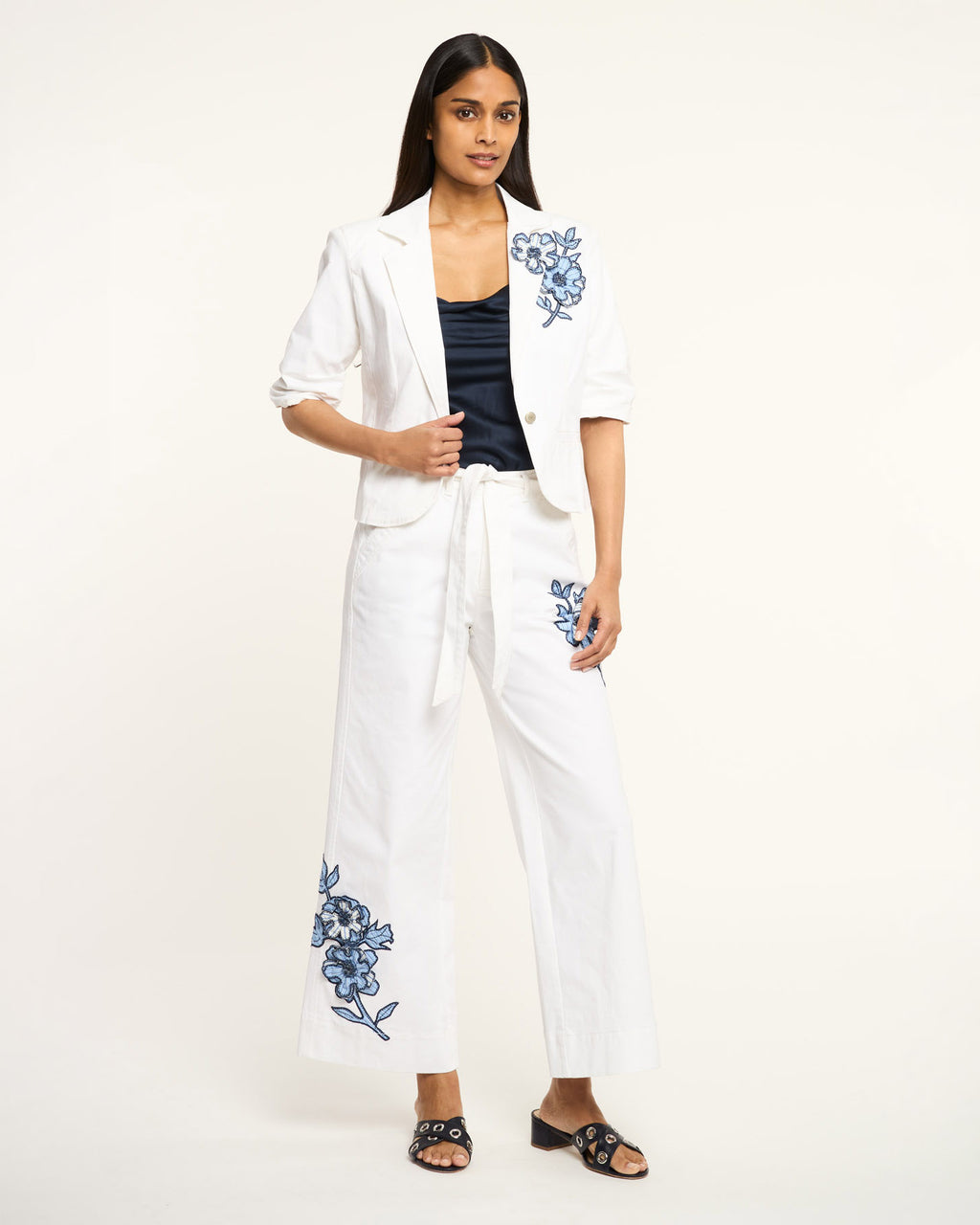 Striped Floral Mylah Pant