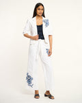 Striped Floral Mylah Pant