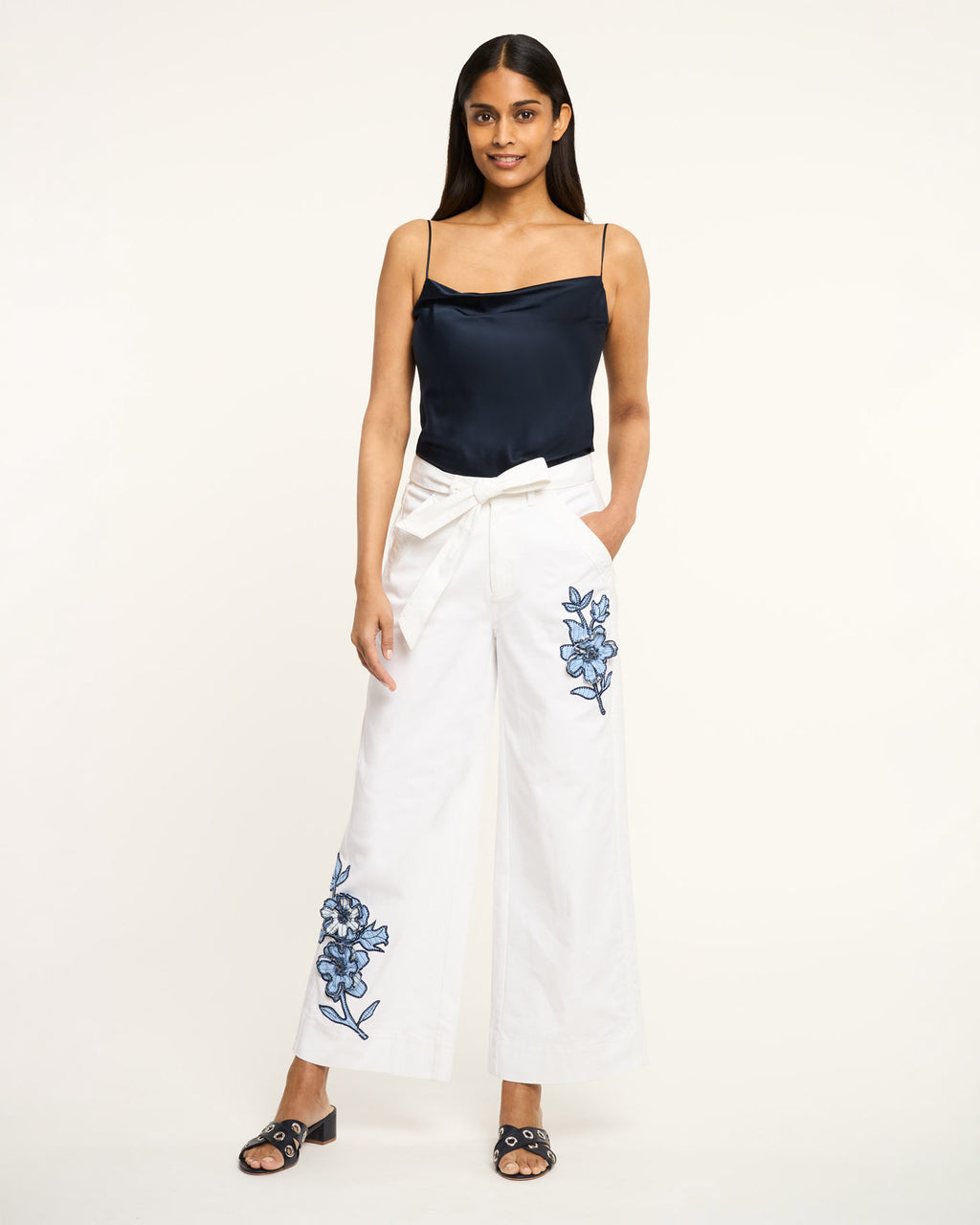 Striped Floral Mylah Pant