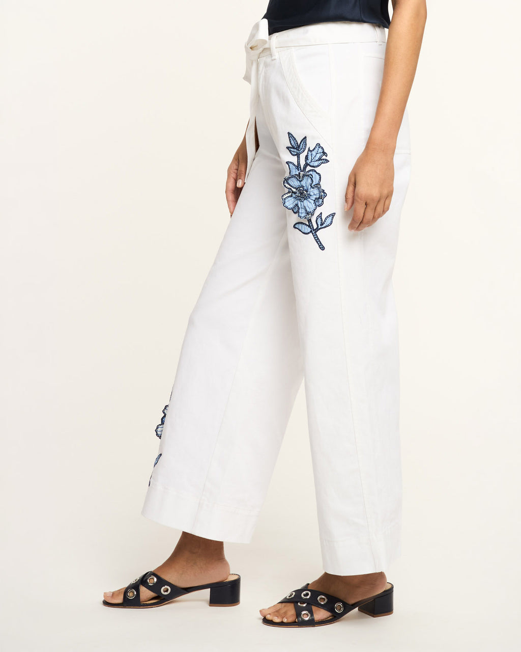 Striped Floral Mylah Pant