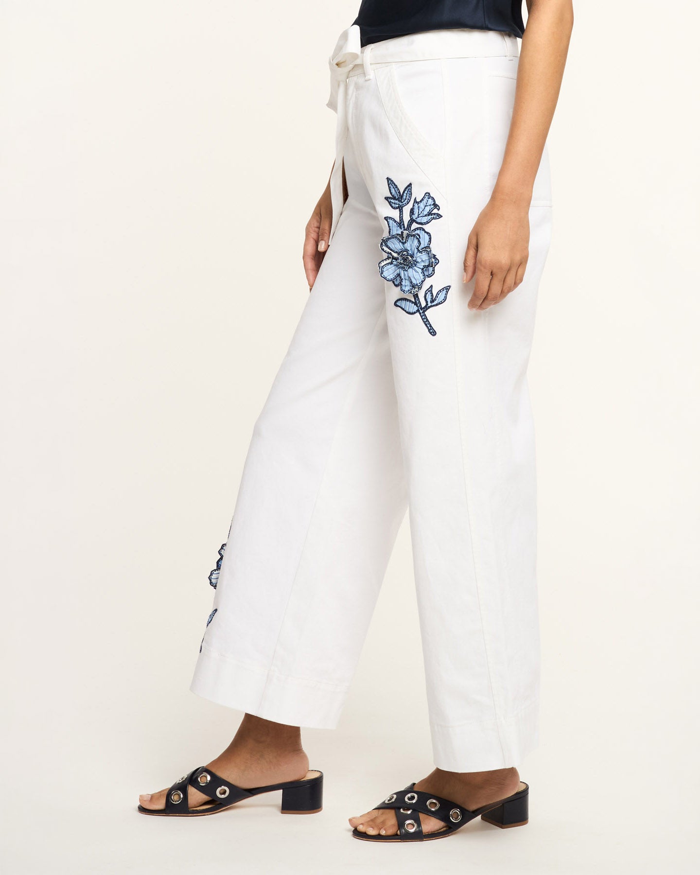 Striped Floral Mylah Pant