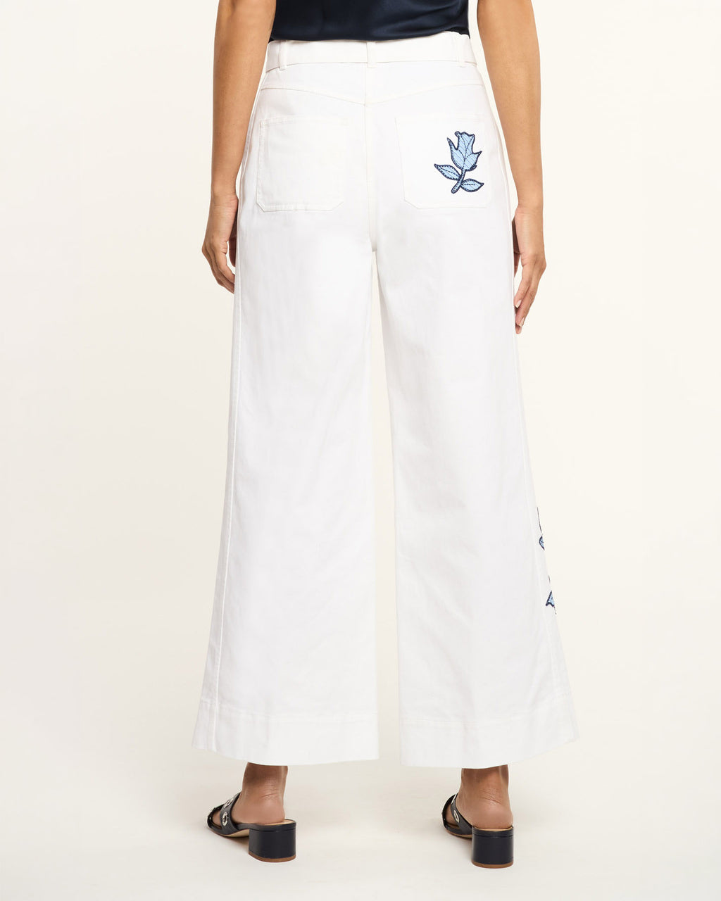 Striped Floral Mylah Pant