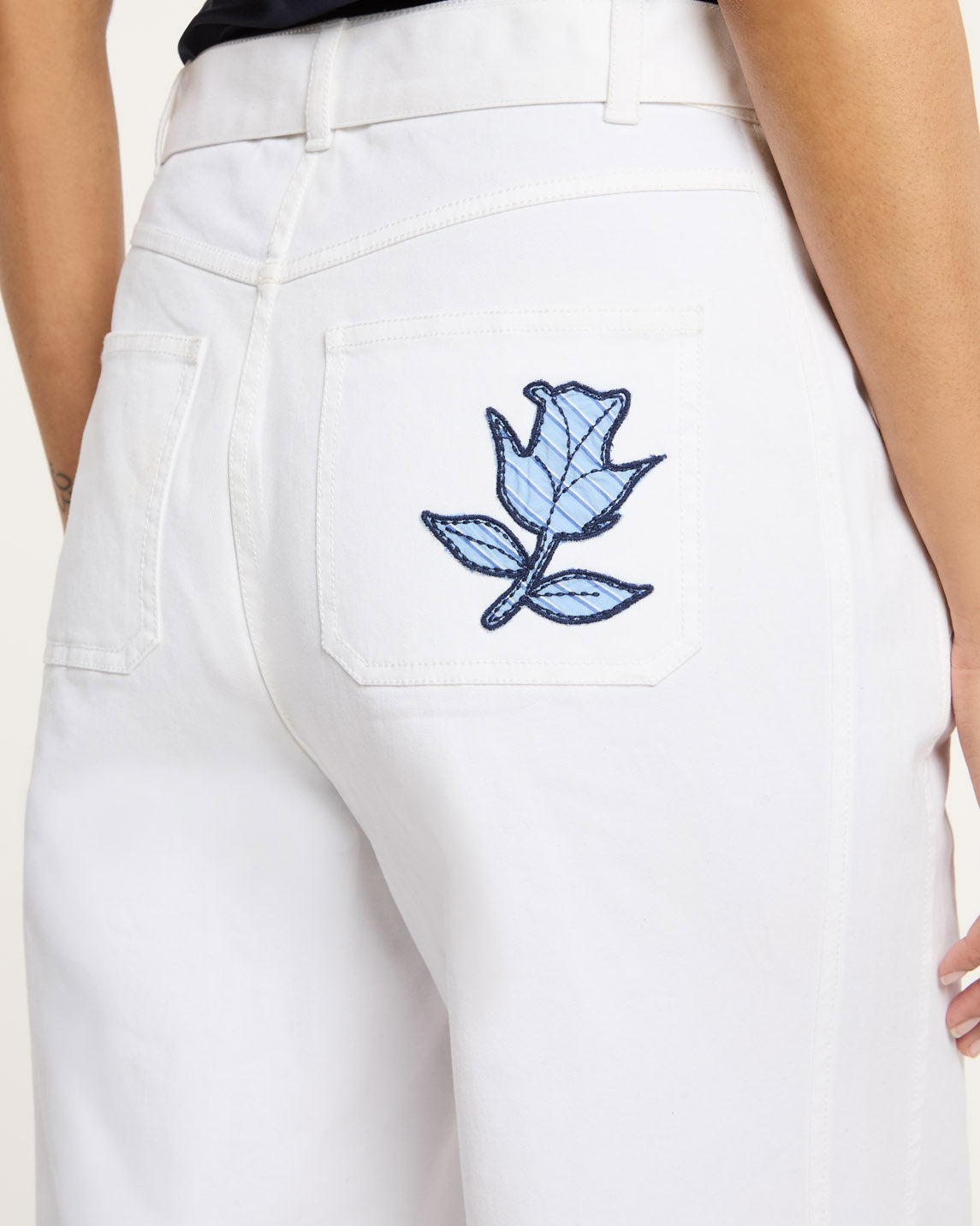 Striped Floral Mylah Pant