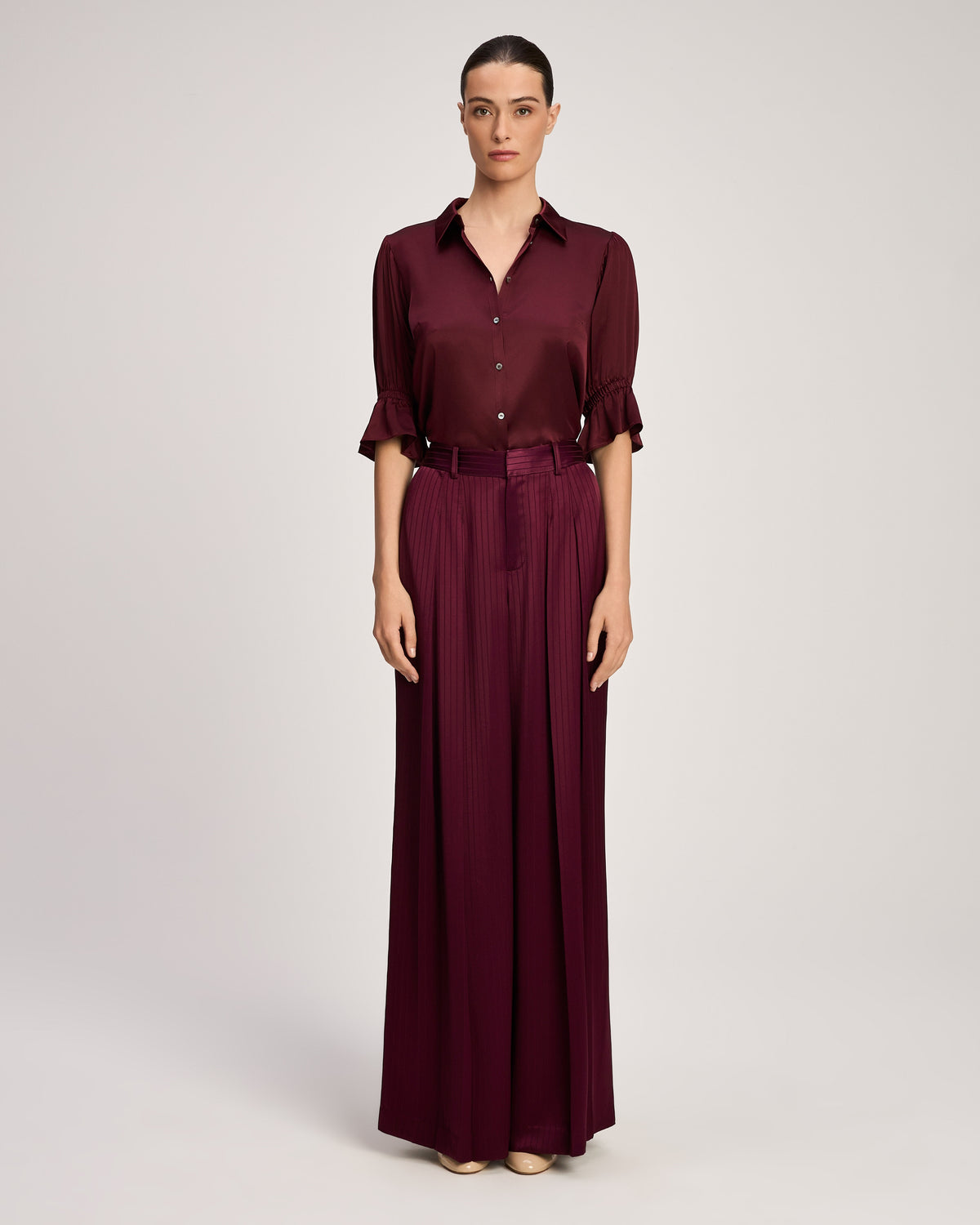 Georgia Satin Stripe Marne Pant