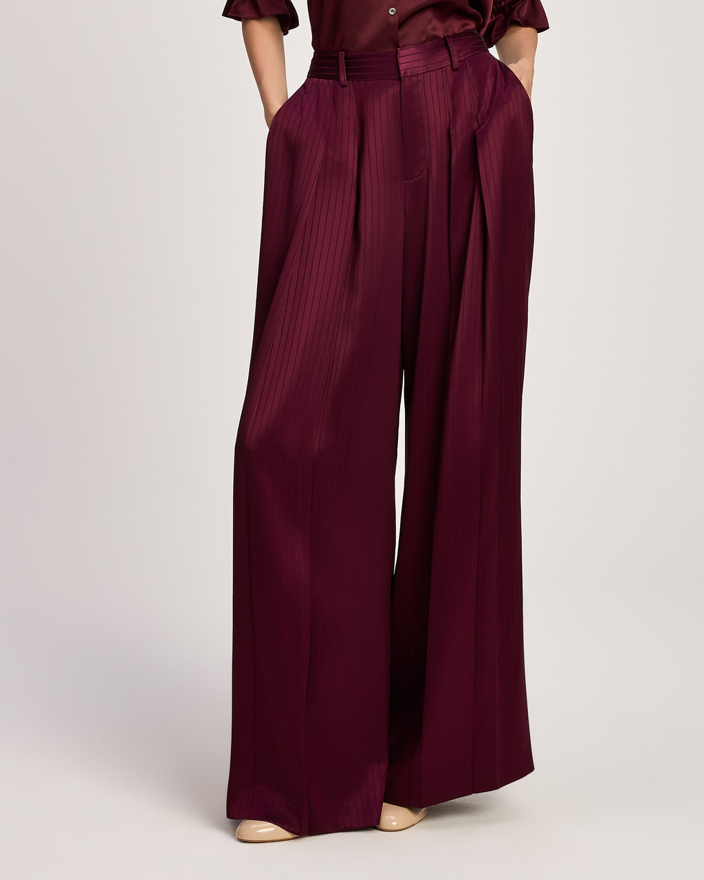 Georgia Satin Stripe Marne Pant