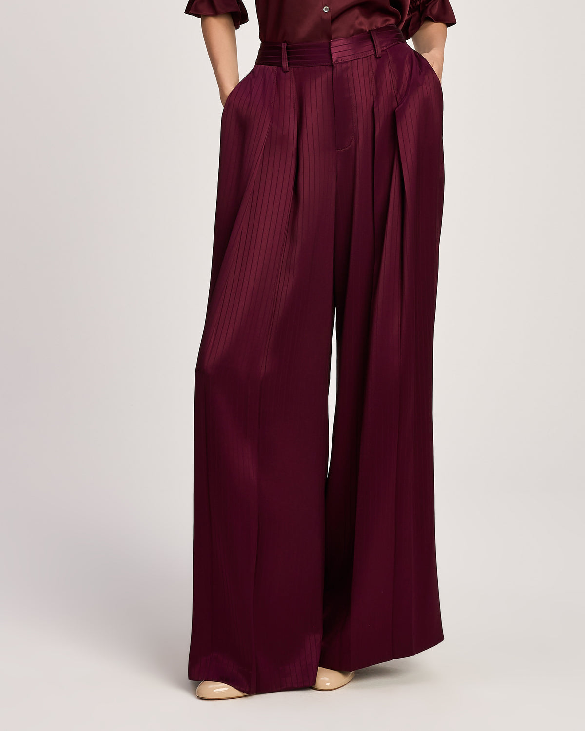 Georgia Satin Stripe Marne Pant