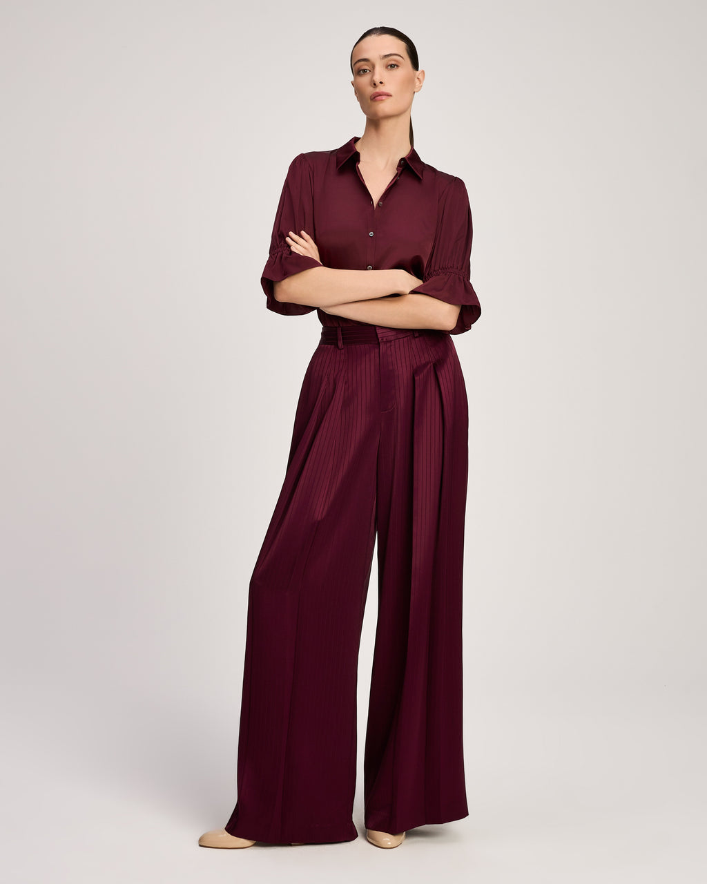 Georgia Satin Stripe Marne Pant