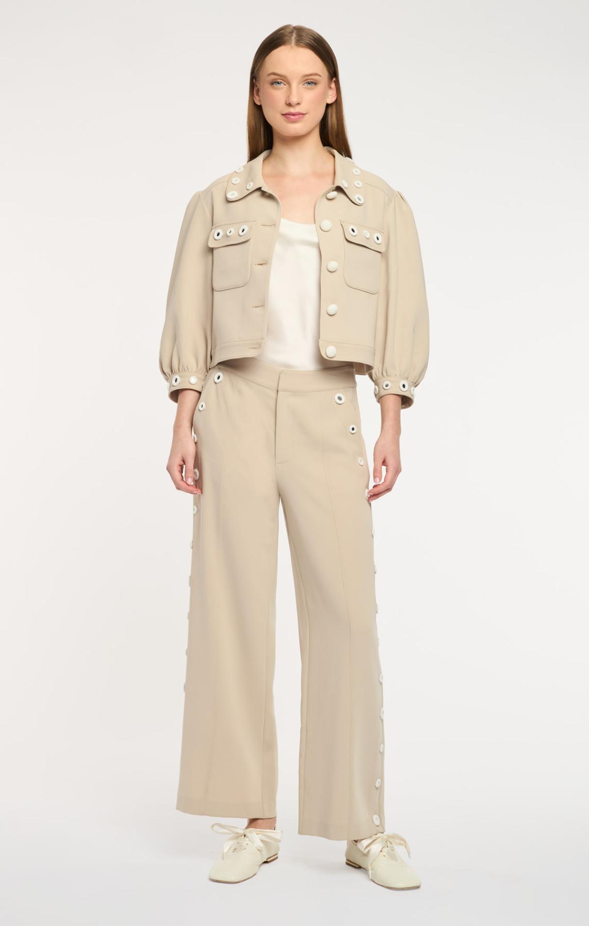 select chororiOLD GAP カウレザージャケット Crochet Mirrors Gilliana Jacket – Cinq à Sept