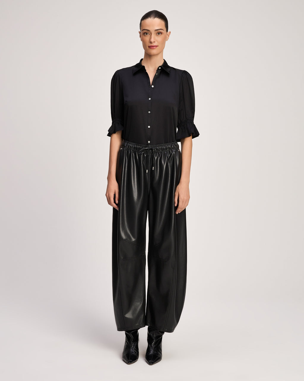 Vegan Leather Brooks Pant