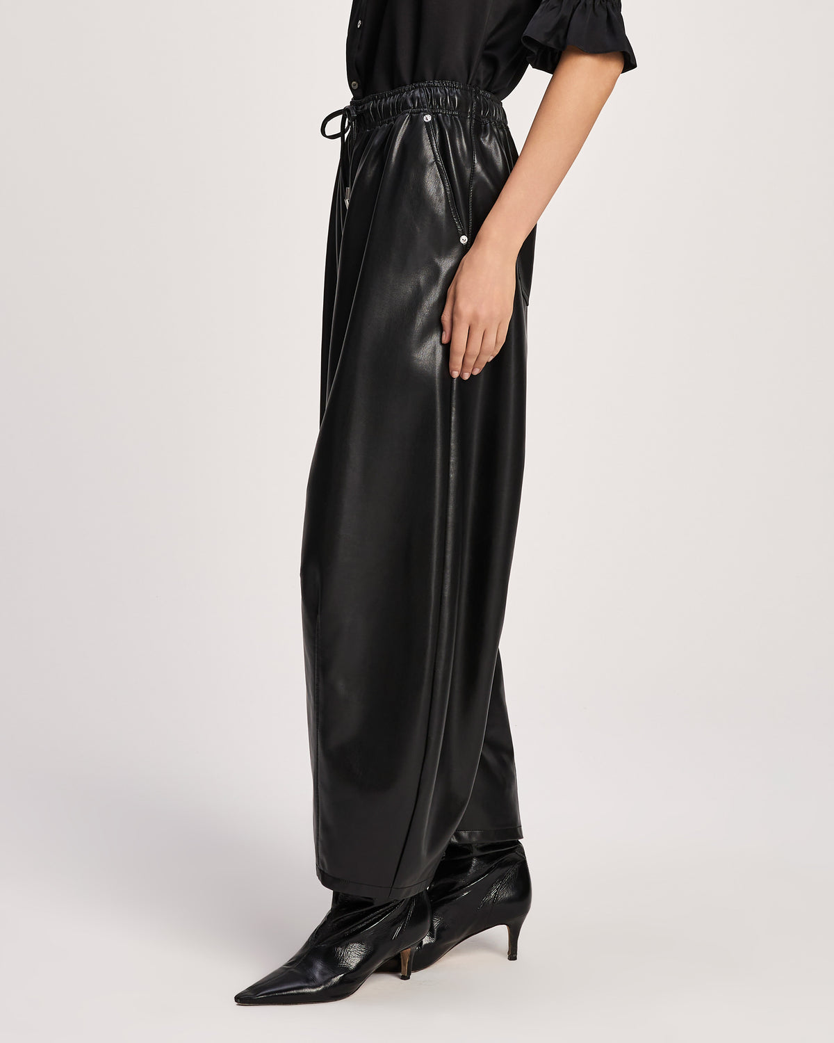 Vegan Leather Brooks Pant