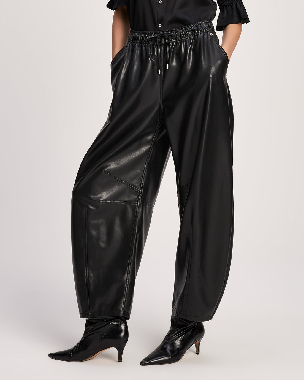 Vegan Leather Brooks Pant