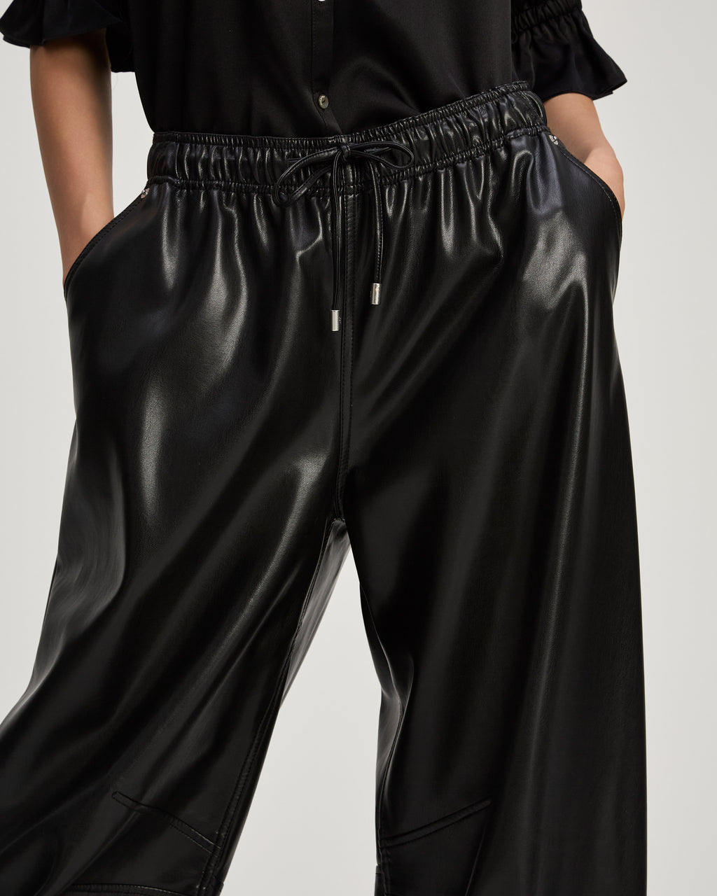 Vegan Leather Brooks Pant