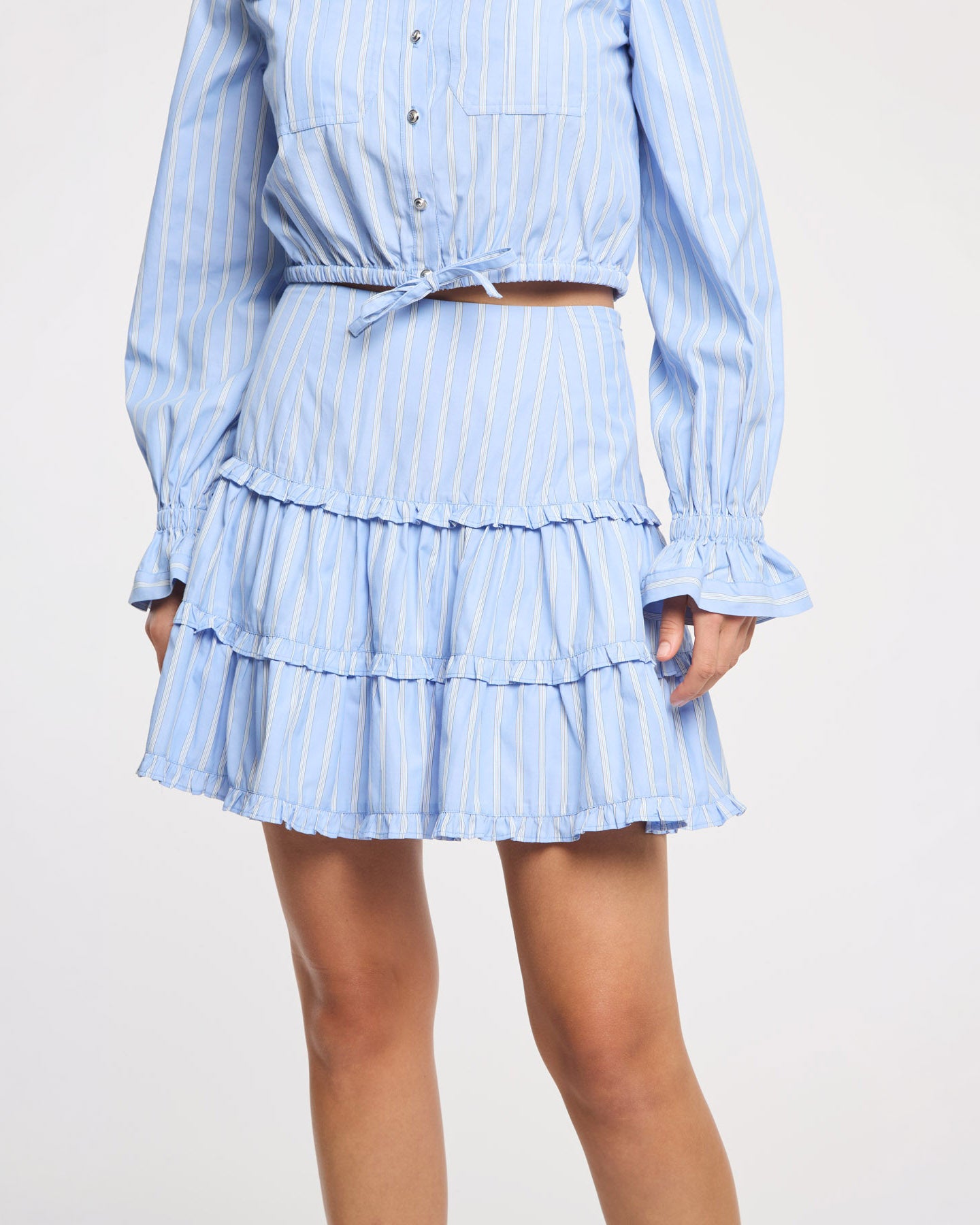 Lili Stripe Thea Skirt – Cinq à Sept