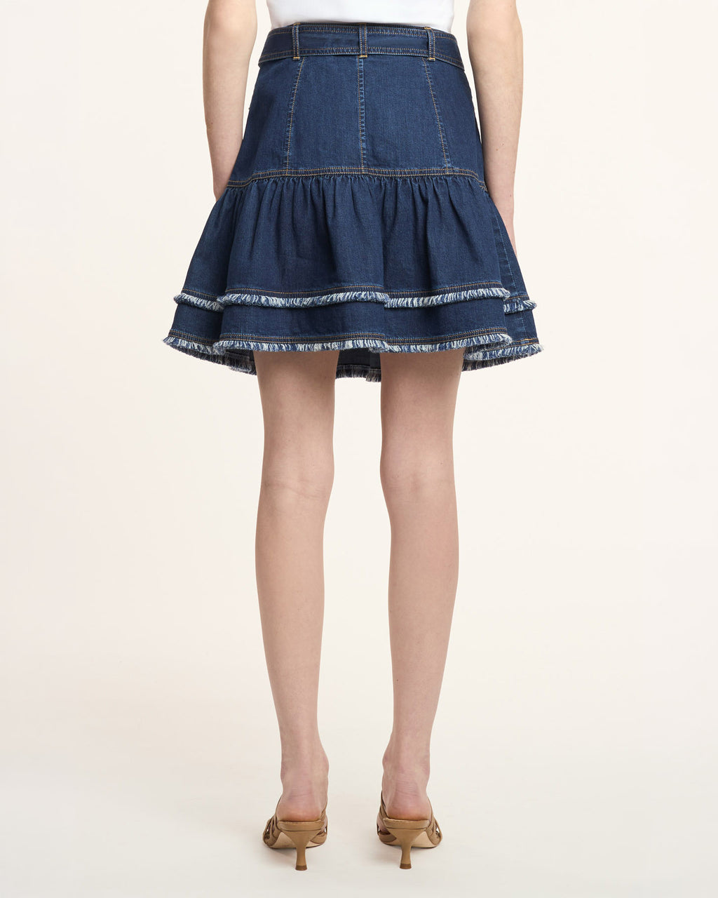 Bicolor Fringe Martina Skirt