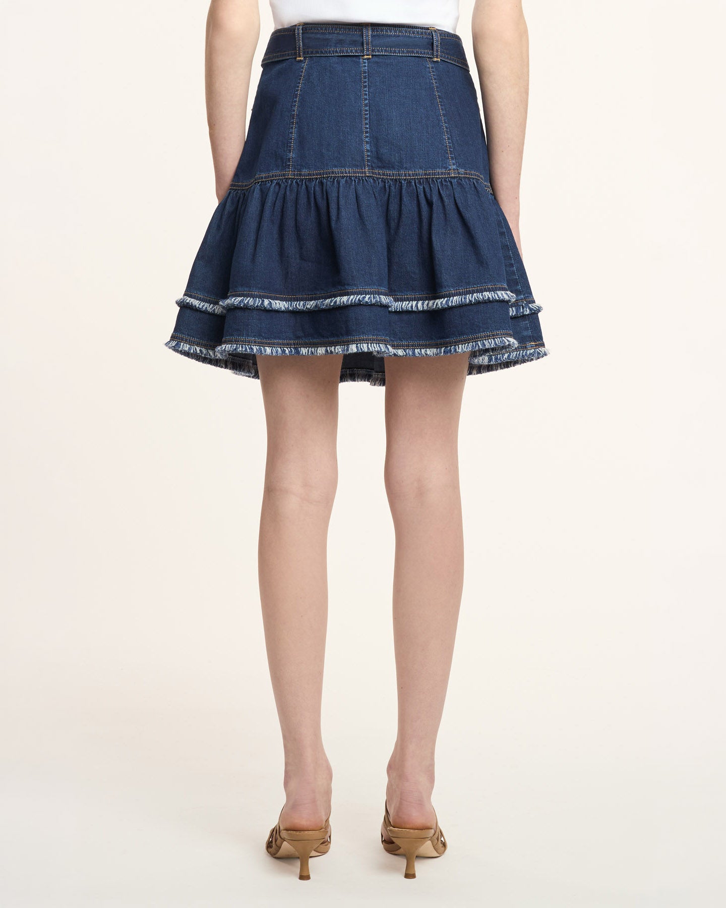 Bicolor Fringe Martina Skirt