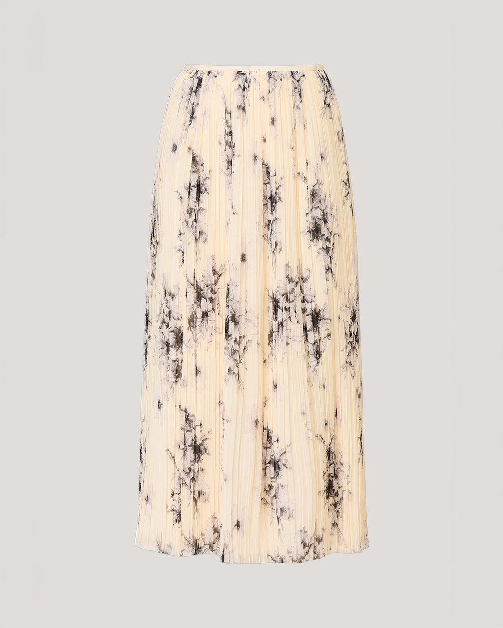 Handsketched Floral Delaine Skirt