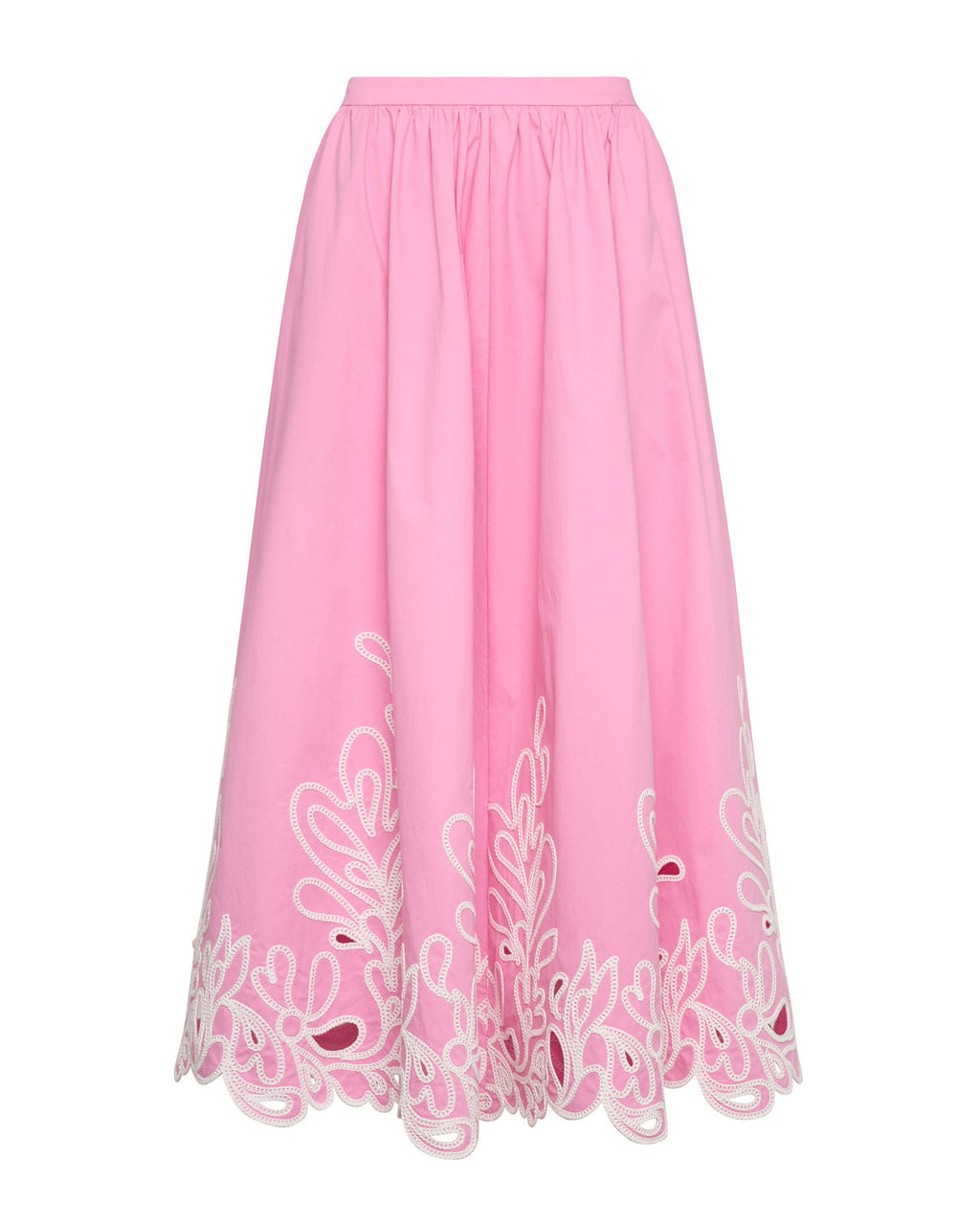 Paisley Bloom Embroidered Espe Skirt