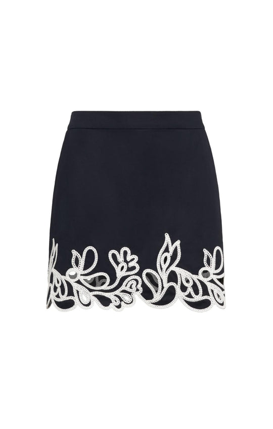 Paisley Bloom Embroidered Bonnie Skort