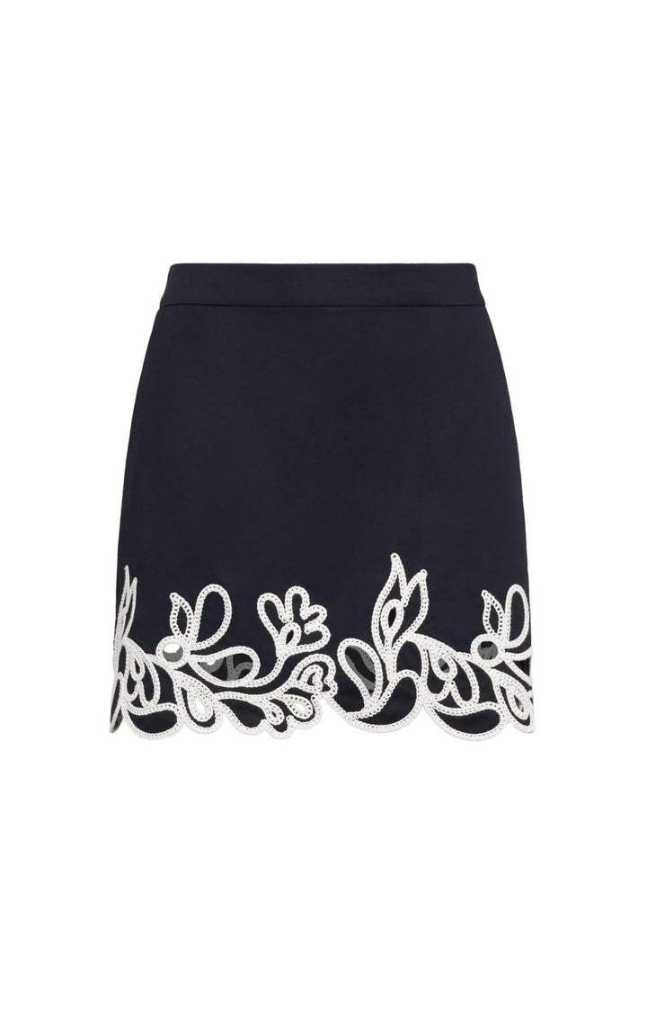 Paisley Bloom Embroidered Bonnie Skort – Cinq à Sept