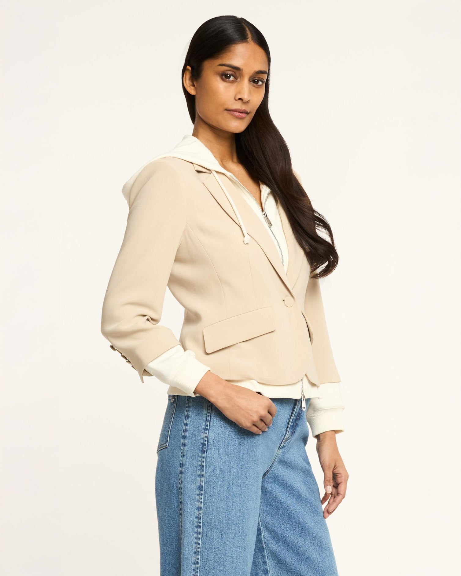Zip Up Le Petit Khloe Blazer